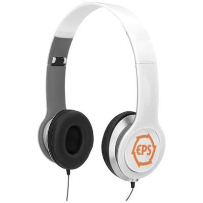 Picture of CHEAZ FOLDING HEADPHONES in White Solid
