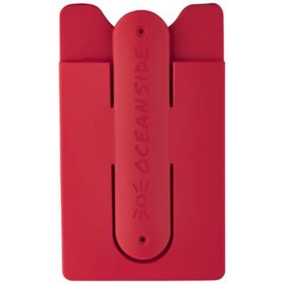 Picture of STUE SILICON SMARTPHONE STAND AND WALLET in Red
