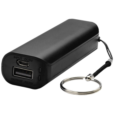 Picture of SPAN 1200 MAH POWER BANK in Solid Black.