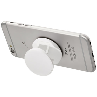 Picture of BRACE PHONE STAND with Grip in White.