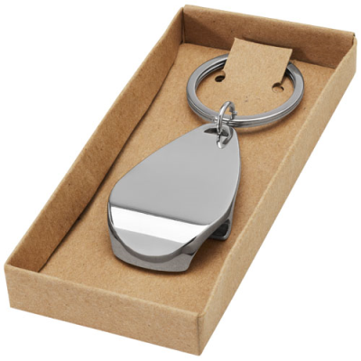 Picture of DON BOTTLE OPENER KEYRING CHAIN in Silver