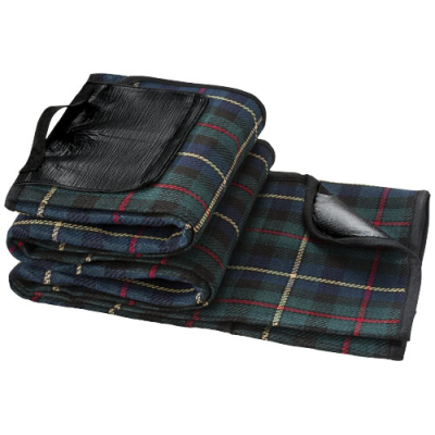 Picture of PARK WATER AND DIRT RESISTANT PICNIC BLANKET in Black Solid-green