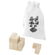 Picture of SOLFEE WOOD SQUARES BRAIN TEASER with Pouch