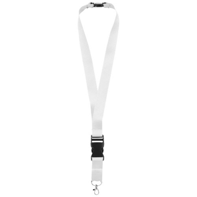 1 Pack ID Badge Holder with Black Lanyards Neck Strap Detachable Buckle Enhanced Breakaway Quick Release Safety Lanyard with Vertical Name Tag Card