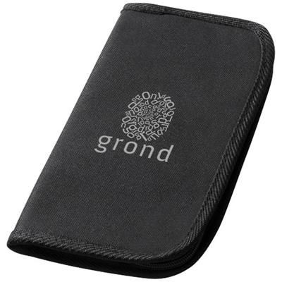 Picture of BILBAO TRAVEL WALLET in Black Solid