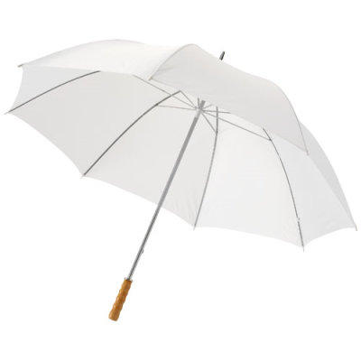 Picture of KARL 30 INCH GOLF UMBRELLA with Wood Handle in White