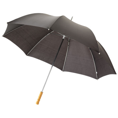 Picture of KARL 30 INCH GOLF UMBRELLA with Wood Handle in Solid Black