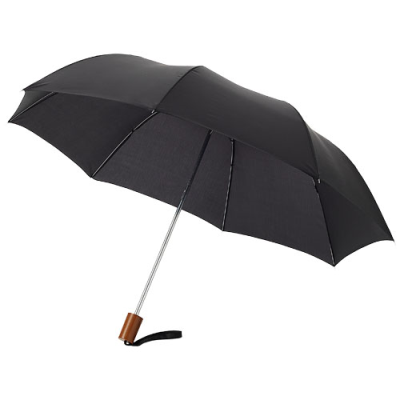 Picture of OHO 20 INCH FOLDING UMBRELLA in Solid Black