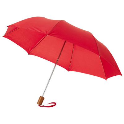 OHO 20 INCH FOLDING UMBRELLA in Red.