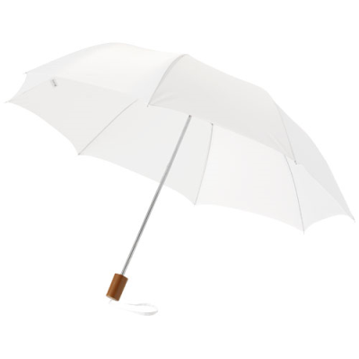 Picture of OHO 20 INCH FOLDING UMBRELLA in White.