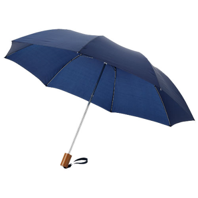 Picture of OHO 20 INCH FOLDING UMBRELLA in Navy