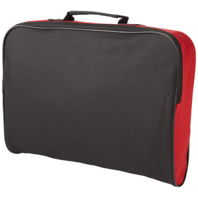 Picture of FLORIDA CONFERENCE BAG 7L in Solid Black & Red