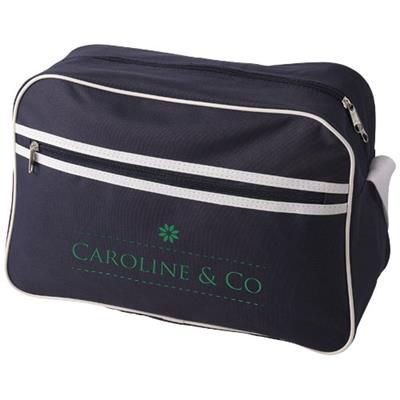Picture of SACRAMENTO 2-STRIPE MESSENGER BAG in Navy