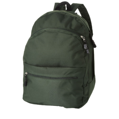 Picture of TREND 4-COMPARTMENT BACKPACK RUCKSACK 17L in Forest Green.