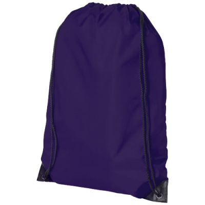 ORIOLE PREMIUM DRAWSTRING BACKPACK RUCKSACK 5L in Dark Purple.