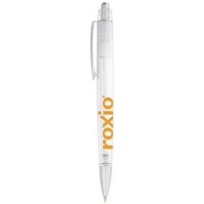 Picture of ALBANY BALL PEN in Clear Transparent White