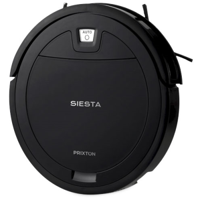 Picture of PRIXTON SIESTA ROBOT VACUUM CLEANER in Solid Black & Solid Black.