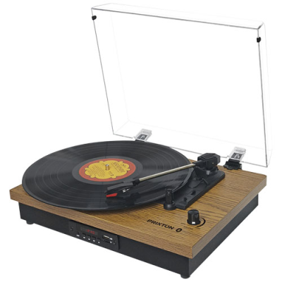 Picture of PRIXTON STUDIO VINYL TURNTABLE in Wood.