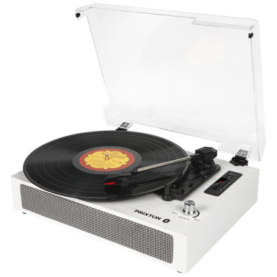 Picture of PRIXTON STUDIO DELUXE TURNTABLE AND MUSIC PLAYER in White.