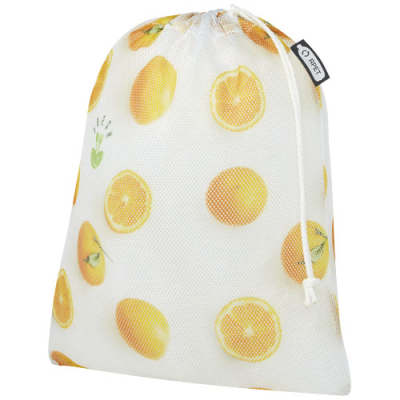 Picture of RECYCLED POLYESTER GROCERY BAG 25X32 CM in White