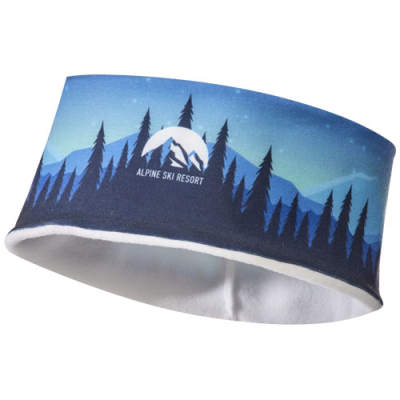 Picture of EMMA SUBLIMATION RPET HEAD BAND with Fleece in White