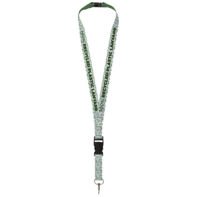 Picture of BALTA RECYCLED PET LANYARD with Safety Buckle in White.
