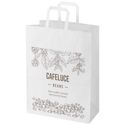 Picture of KRAFT 80-90 G & M2 PAPER BAG with Flat Handles - 32 x 17 x 39 Cm