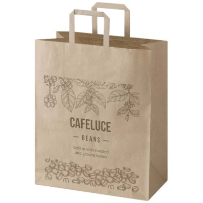 Picture of KRAFT 80-90 G & M2 PAPER BAG with Flat Handles - 32 x 17 x 39 Cm