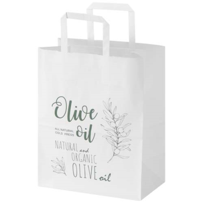 Picture of KRAFT 80 G & M2 PAPER BAG with Flat Handles - 25 x 15 x 32 Cm