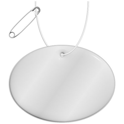 Picture of RFX™ H-12 ROUND L REFLECTIVE PVC HANGER in White.
