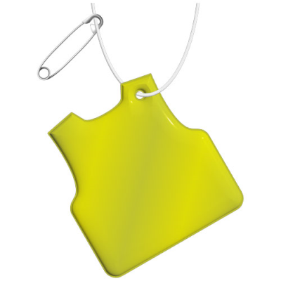Picture of RFX™ H-16 VEST REFLECTIVE PVC HANGER in Neon Fluorescent Yellow.