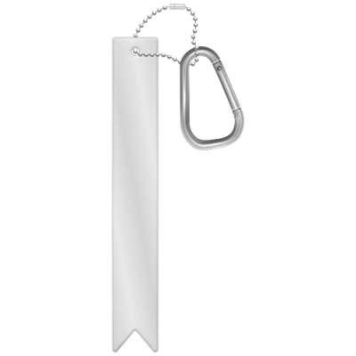 Picture of RFX™ H-9 REFLECTIVE PVC HANGER with Carabiner in White.