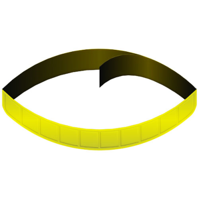 Picture of RFX™ 58 CM REFLECTIVE PVC BAND FOR PETS in Neon Fluorescent Yellow