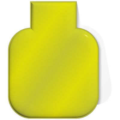 Picture of RFX™ M-10 SQUARE REFLECTIVE TPU MAGNET in Neon Fluorescent Neon Fluorescent Yellow.