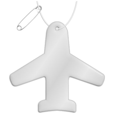 Picture of RFX™ H-09 AEROPLANE REFLECTIVE PVC HANGER in White.