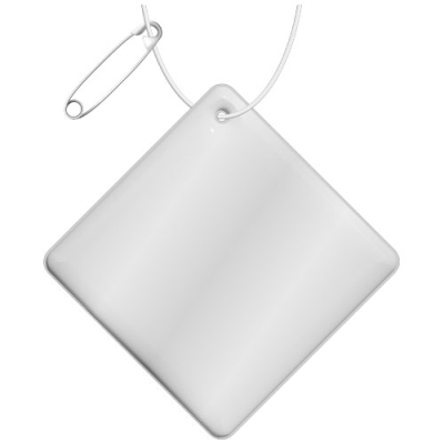 Picture of RFX™ H-09 DIAMOND REFLECTIVE PVC HANGER SMALL in White.