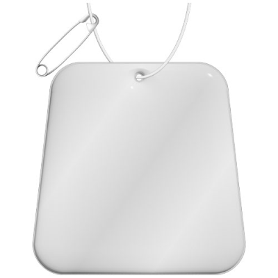 Picture of RFX™ H-09 TRAPEZIUM REFLECTIVE PVC HANGER in White.