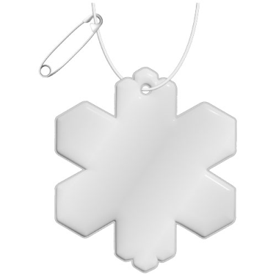 Picture of RFX™ H-10 SNOWFLAKE REFLECTIVE PVC HANGER in White