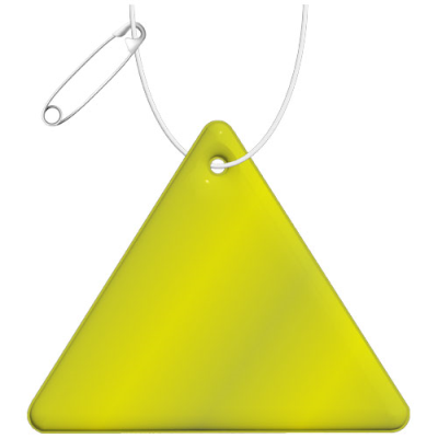 Picture of RFX™ H-12 TRIANGULAR REFLECTIVE PVC HANGER in Neon Fluorescent Yellow