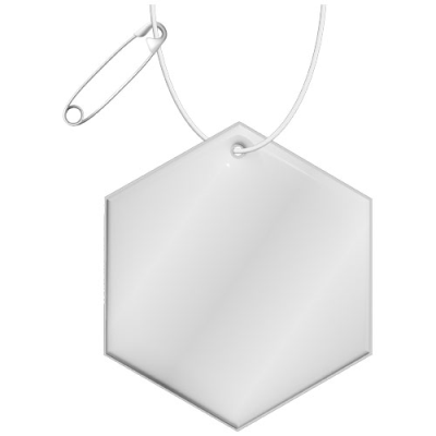 Picture of RFX™ H-12 HEXAGON REFLECTIVE PVC HANGER in White