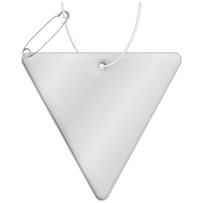 Picture of RFX™ H-12 INVERTED TRIANGULAR REFLECTIVE PVC HANGER in White.