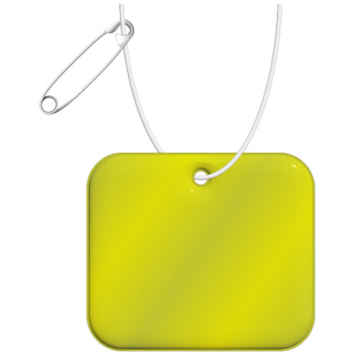 Picture of RFX™ H-20 RECTANGULAR XL REFLECTIVE PVC HANGER in Neon Fluorescent Yellow.