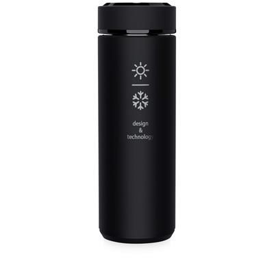 Picture of SCX DESIGN D10 THERMAL INSULATED SMART BOTTLE in Solid Black