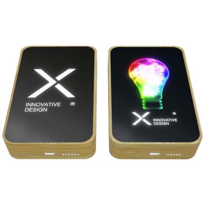 Picture of SCX,DESIGN P27 10,000 MAH MAGSAFE BAMBOO POWER BANK.