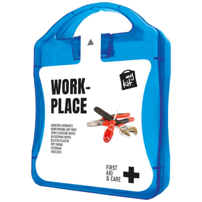 Picture of MYKIT WORKPLACE FIRST AID KIT in Blue.