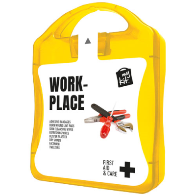 Picture of MYKIT WORKPLACE FIRST AID KIT in Yellow.