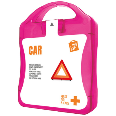 Picture of MYKIT CAR FIRST AID KIT in Magenta.
