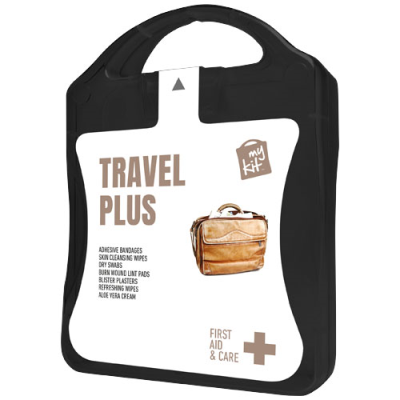 Picture of MYKIT TRAVEL PLUS FIRST AID KIT in Solid Black.