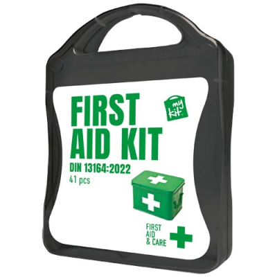 Picture of MYKIT DIN FIRST AID KIT in Solid Black.