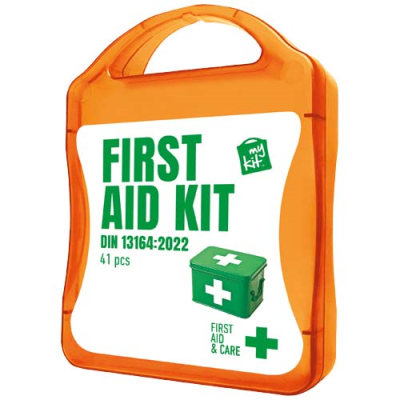 Picture of MYKIT DIN FIRST AID KIT in Orange.